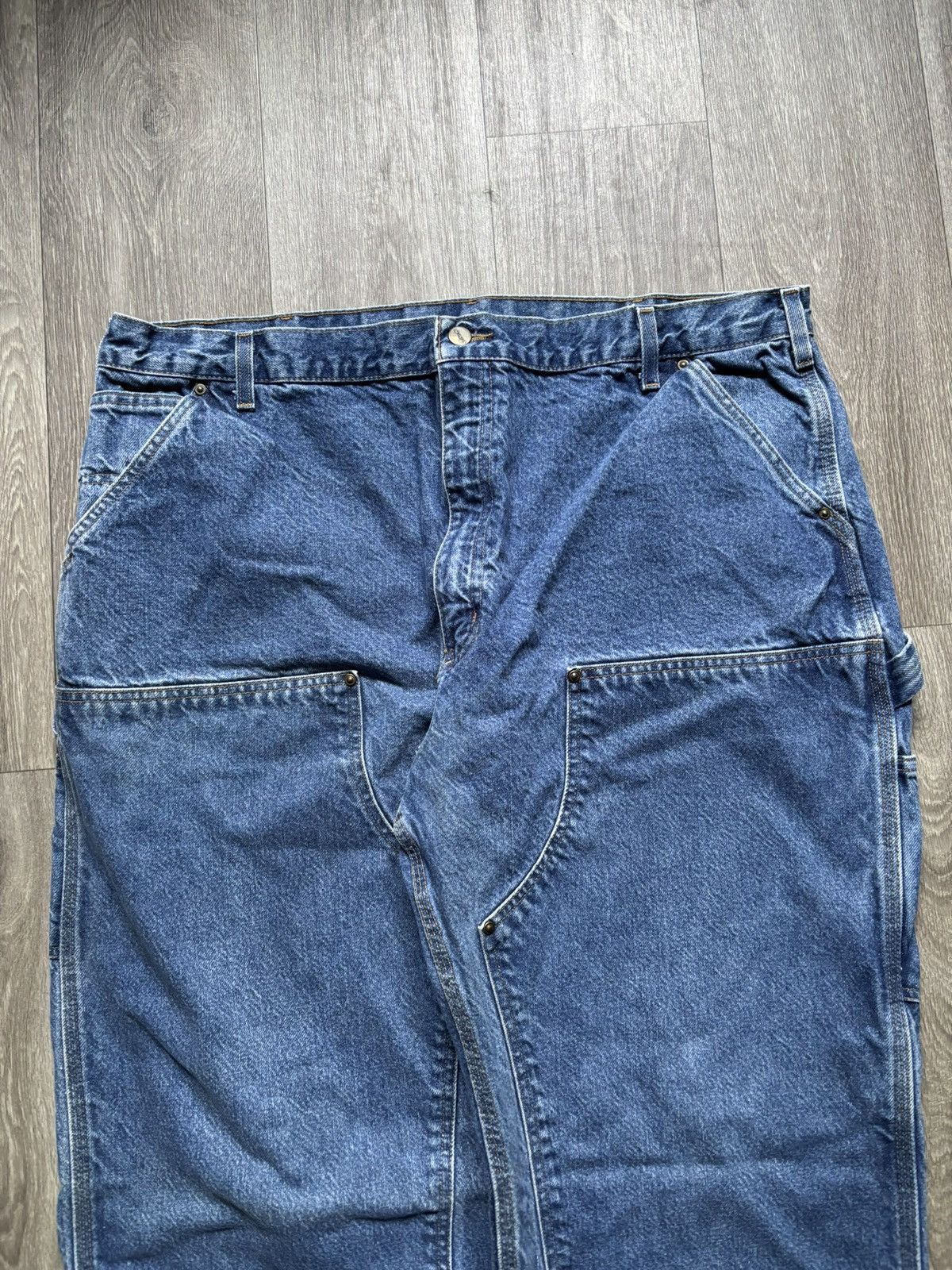 Carhartt Vintage Carhartt Double Knee Blue Denim Jeans Carpenter Pant Size US 42 / EU 58 - 7 Thumbnail