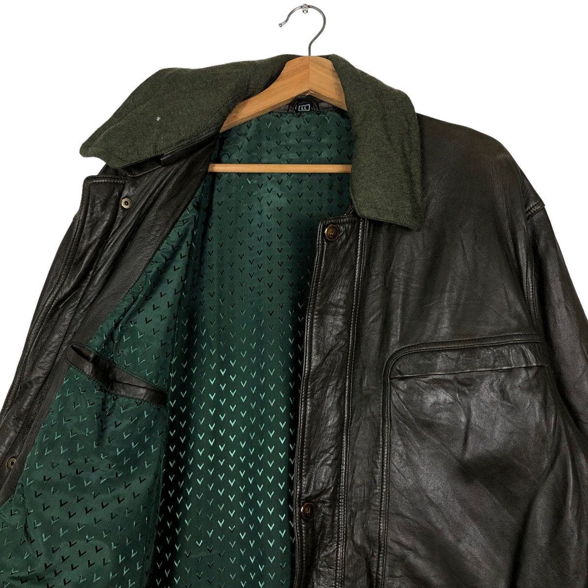 Japanese Brand 🔥Vtg Leather Jacket Biker Bondage Cargo Issey Miyake Japan Size US L / EU 52-54 / 3 - 10 Thumbnail