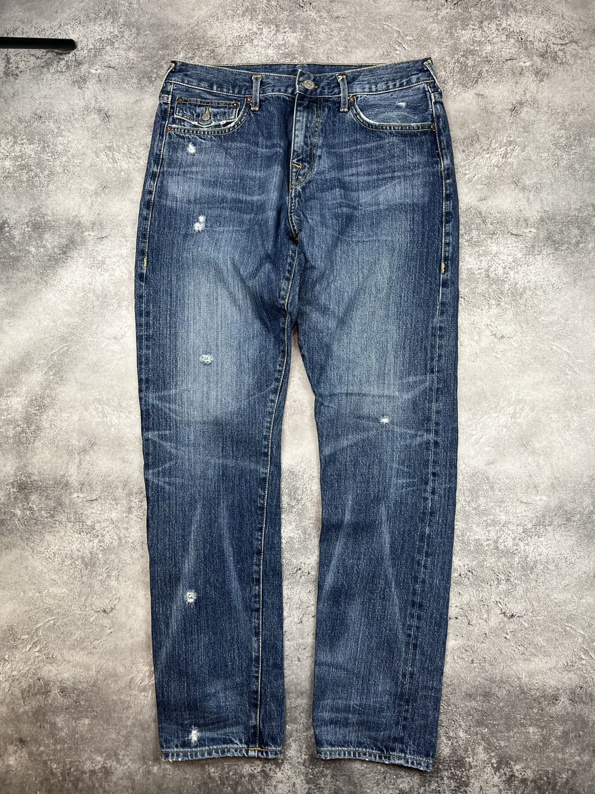 True Religion True Religion Mens Blue Denim Pants Jeans Size US 34 / EU 50 - 2 Thumbnail