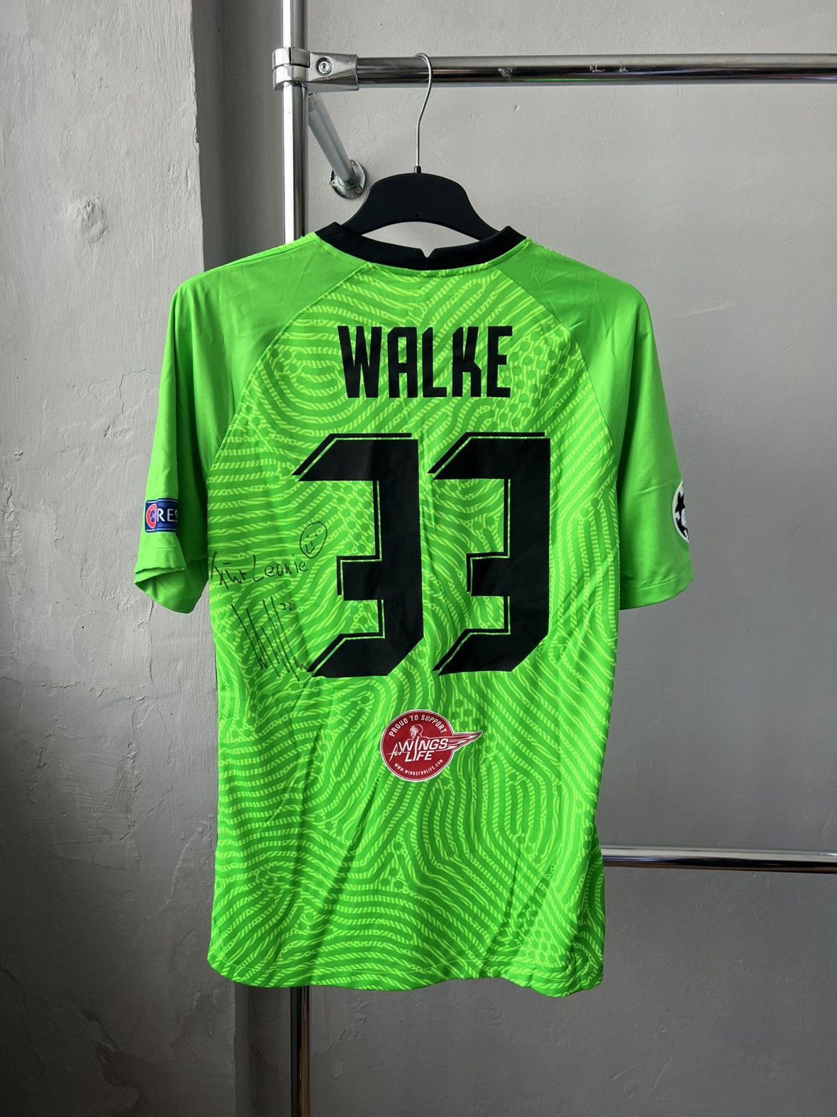 Nike 2021/22 SALZBURG #33 WALKE PLAYER ISSUED MATCH WORN JERSEY Size US XL / EU 56 / 4 - 3 Thumbnail