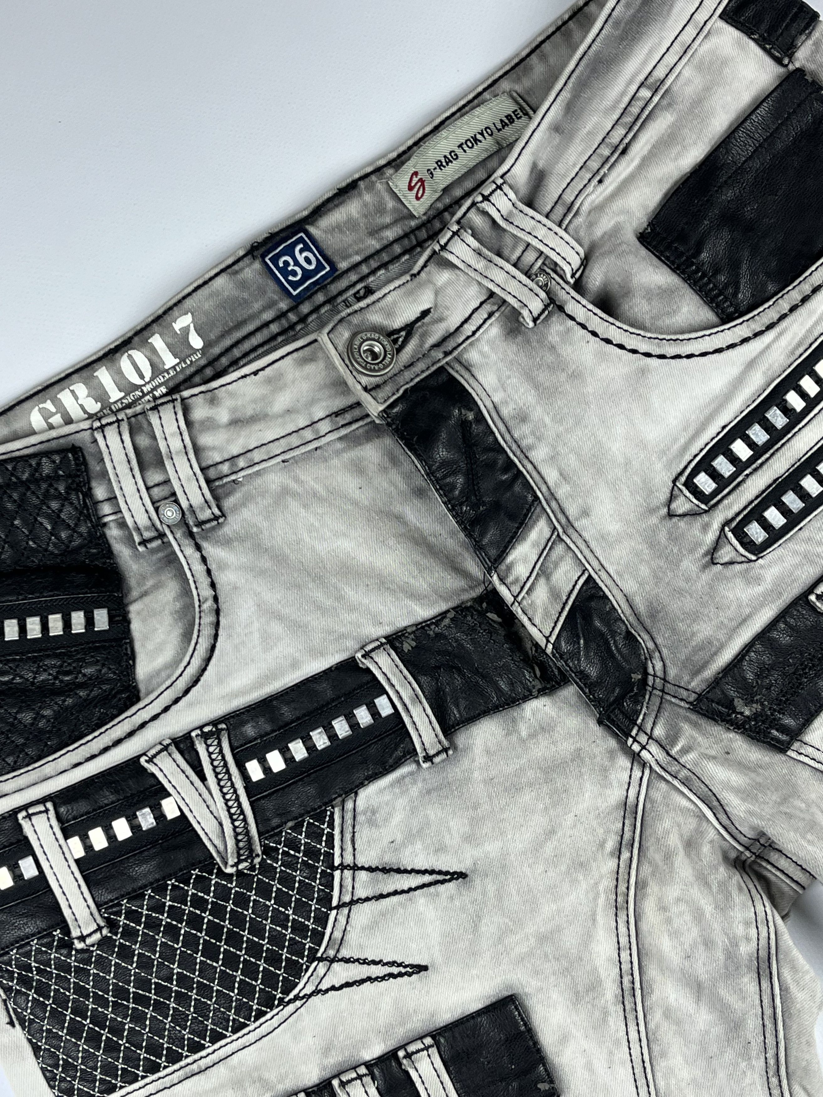 Japanese Brand Rare Avantgarde Vintage Faded Jean Size US 36 / EU 52 - 2 Thumbnail