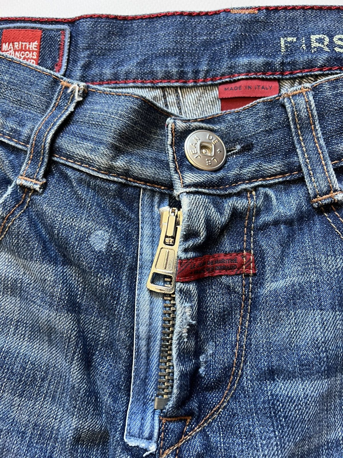Marithe + Francois Girbaud Marithe Francois Girbaud Blue Denim Pants Jeans Size 28" / US 6 / IT 42 - 4 Thumbnail