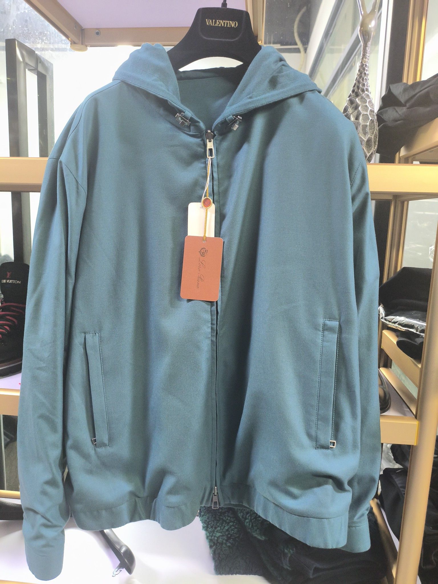 Loro Piana Loro Piana Rain System Hooded Jacket Size L Size US L / EU 52-54 / 3 - 1 Thumbnail