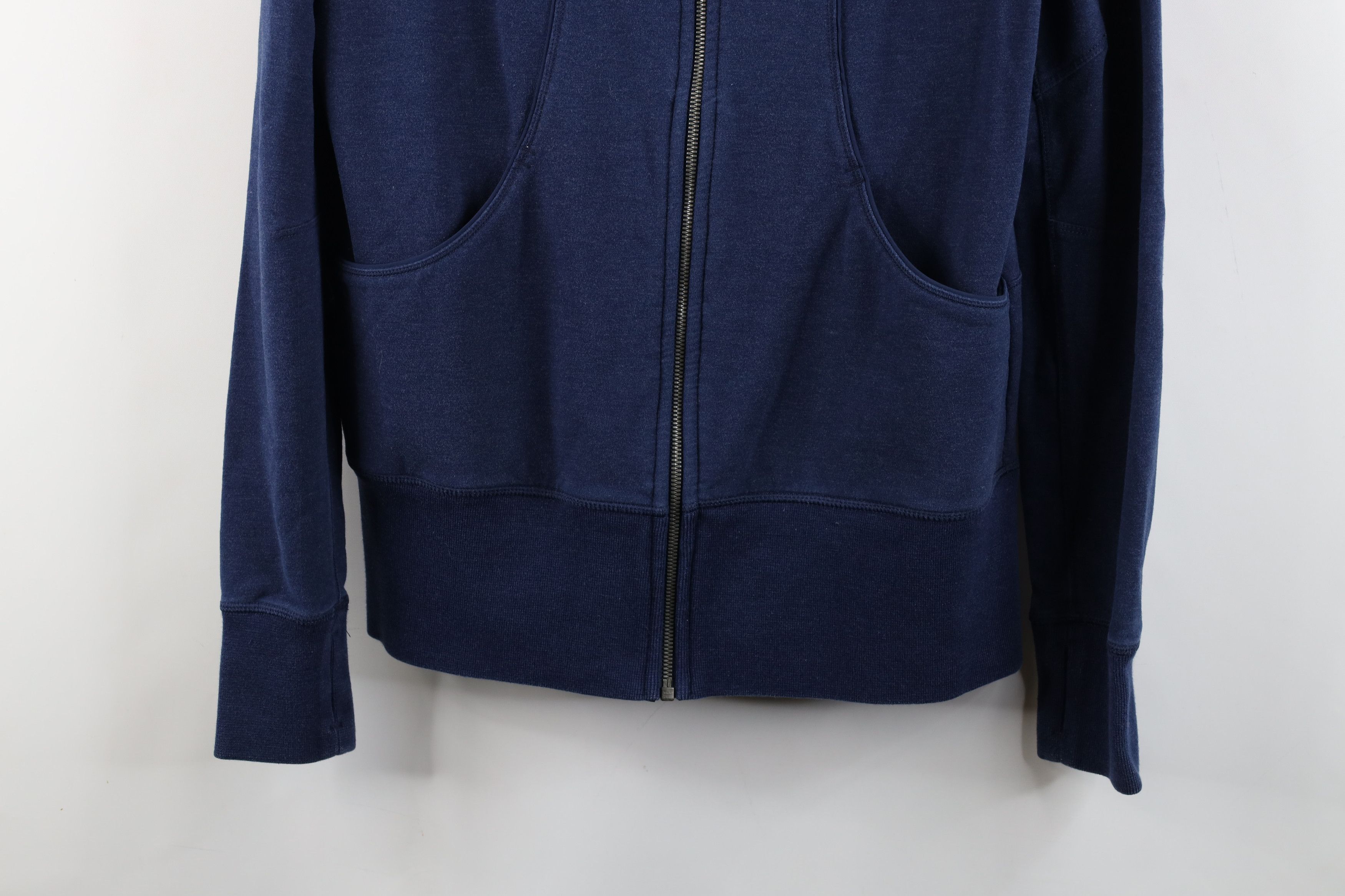 Lululemon × Vintage Lululemon Terry Full Zip Hoodie Sweatshirt Heather Blue Size US S / EU 44-46 / 1 - 3 Thumbnail