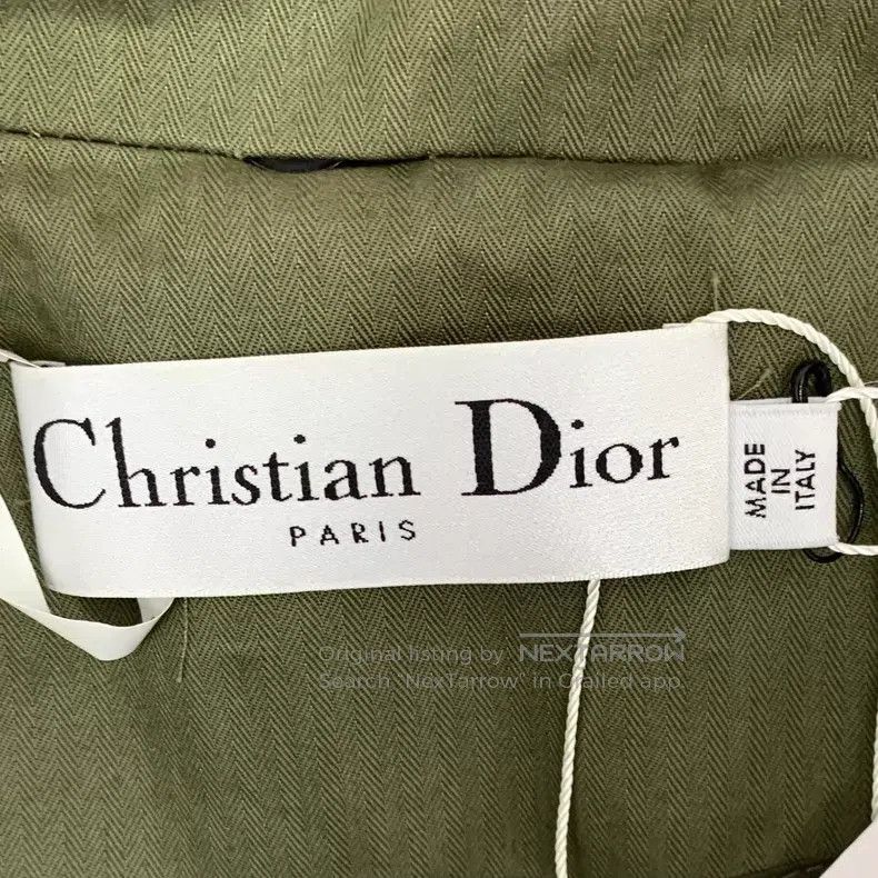 Dior Dior Army green cotton hooded single-breasted drawstring w Size XS / US 0-2 / IT 36-38 - 5 Thumbnail