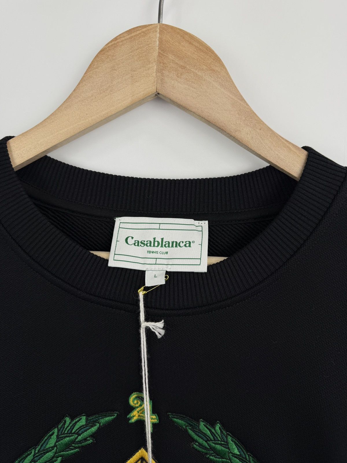 Casablanca ❗️NEW 🇫🇷 Casablanca Tennis Club Embroidered Crest Sweatshirt Size US L / EU 52-54 / 3 - 13 Thumbnail