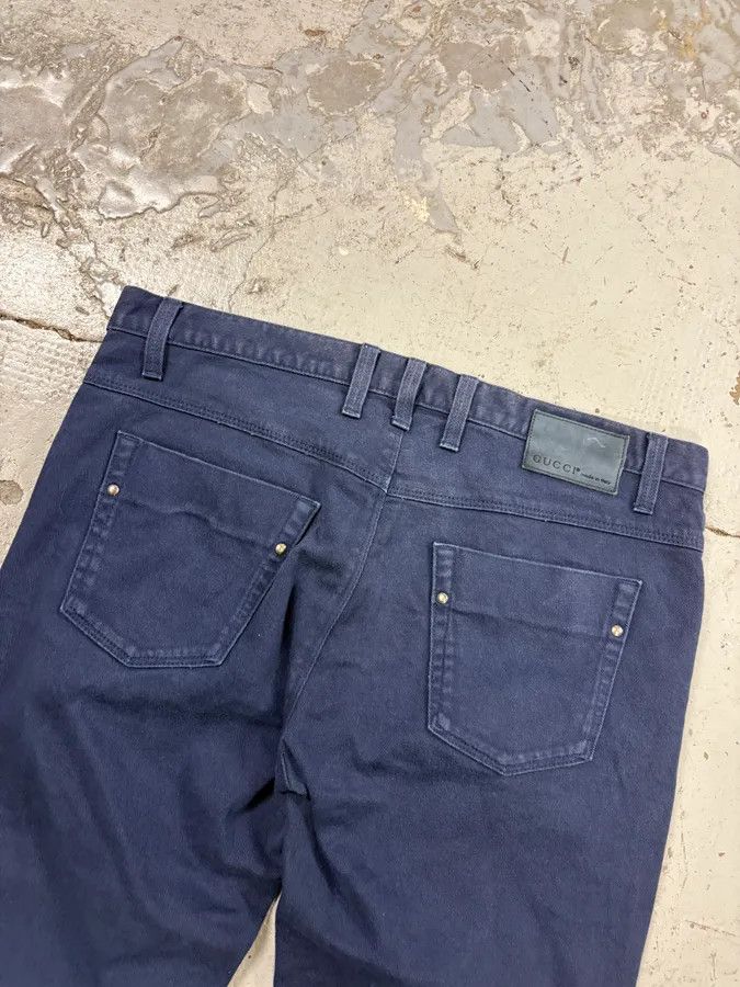 Gucci SS2009 Gucci Navy Slim Denim Jeans Size US 32 / EU 48 - 7 Thumbnail