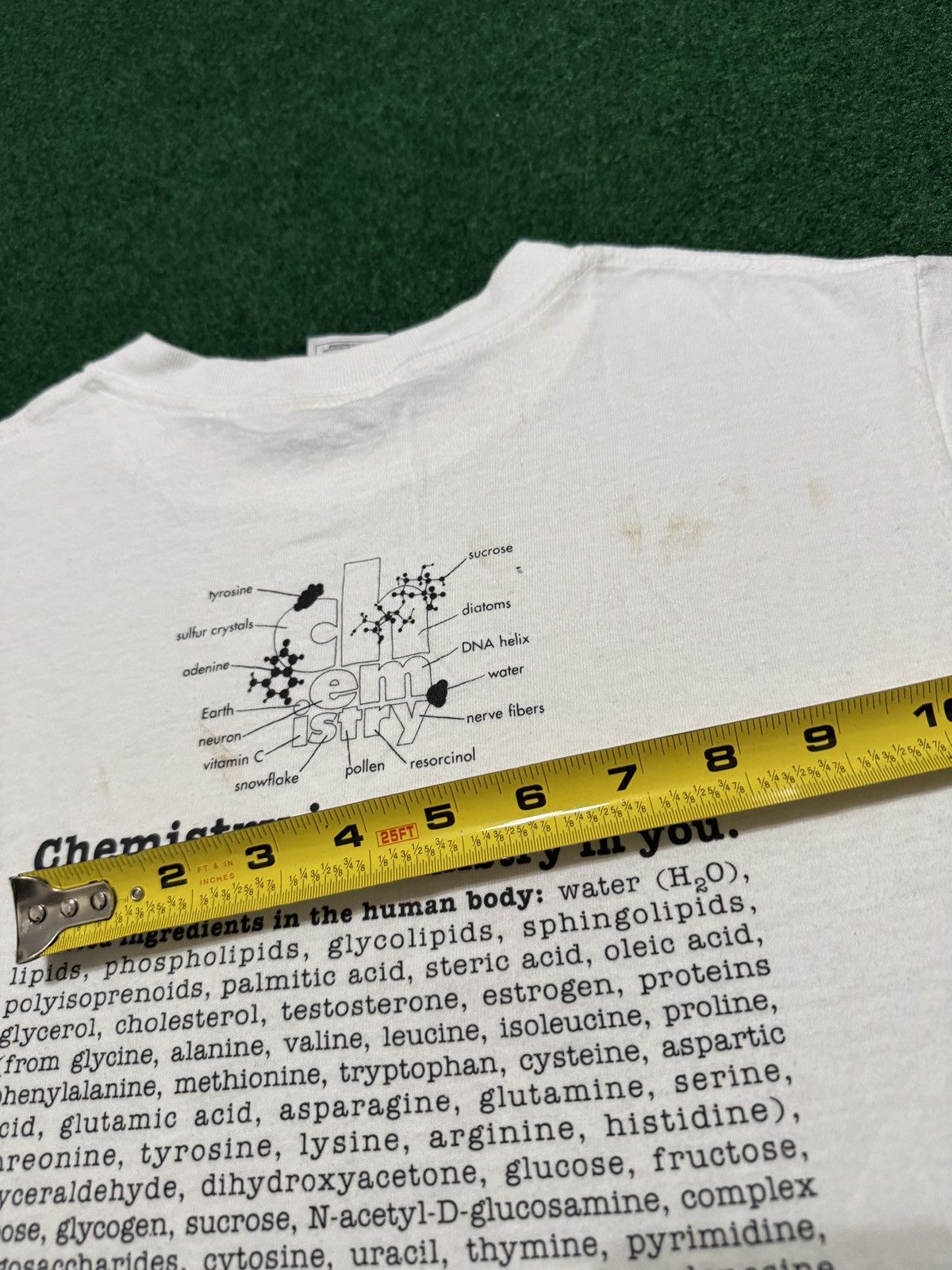 Fruit Of The Loom × Vintage Vtg 90s Chemistry Science National Chemistry Week T Shirt Size US S / EU 44-46 / 1 - 8 Thumbnail