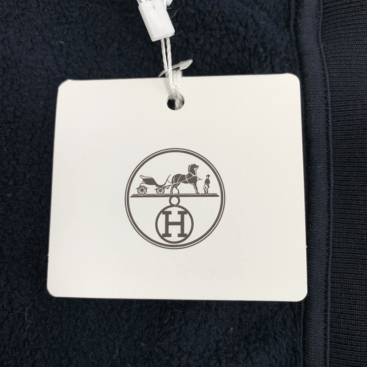 Hermes Hermes 24 Style Dark Blue Geometric Pattern Sweatshirt K26WX Size US L / EU 52-54 / 3 - 6 Thumbnail