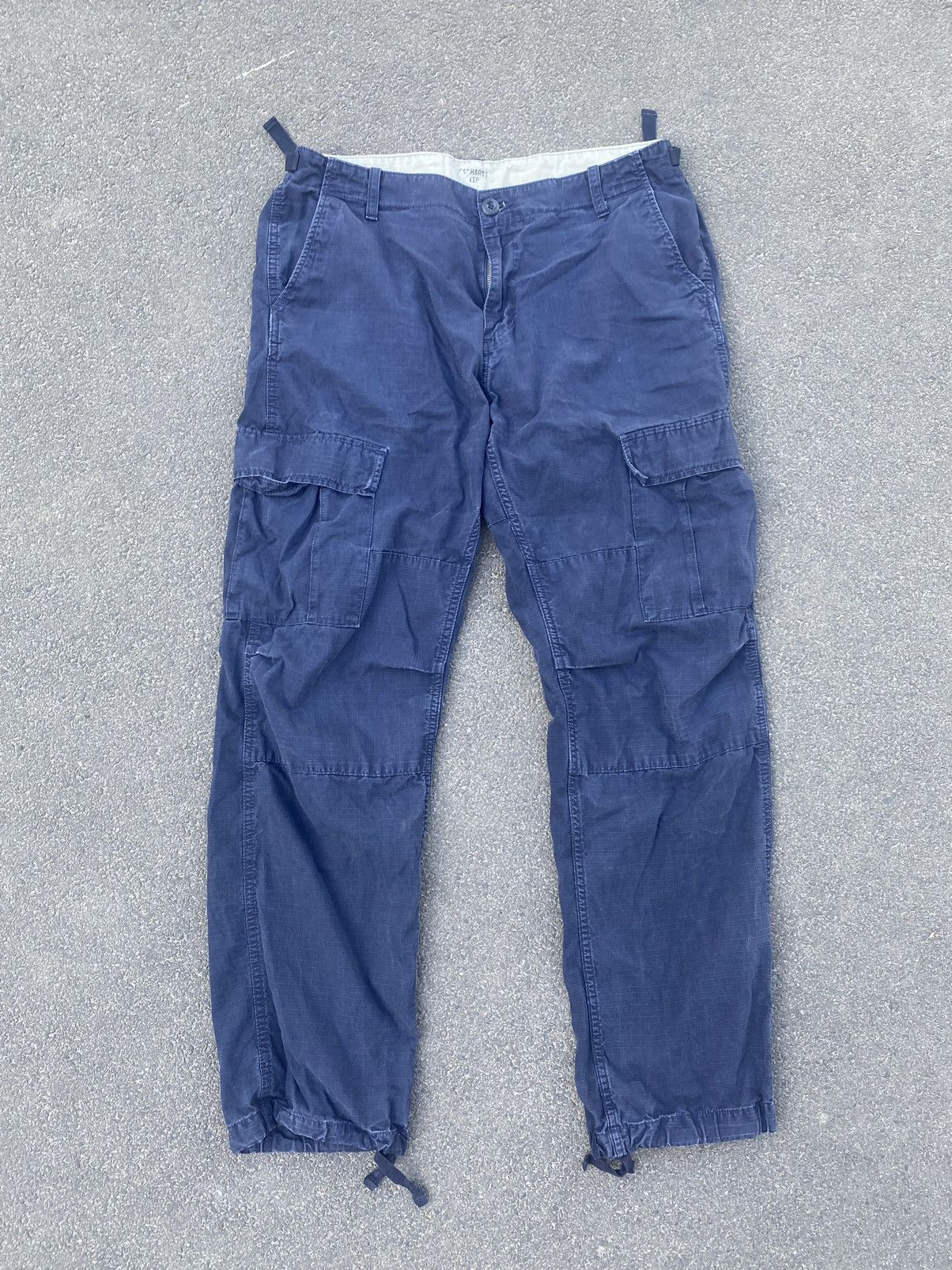 Carhartt × Carhartt Wip Vintage Carhartt wip aviation pantson drawstring men’s blue Size US 36 / EU 52 - 1 Thumbnail