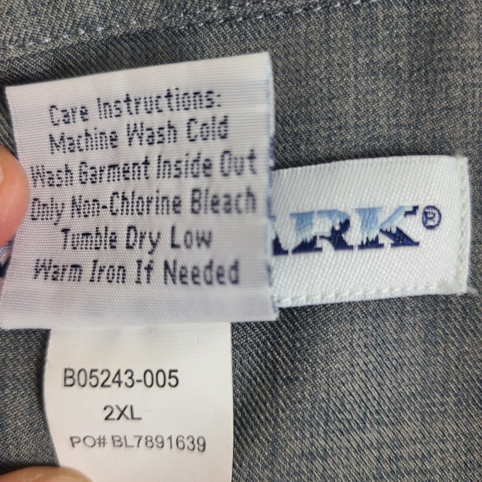 Vintage Irvine Park Shirt 2XL Short Sleeve Gray Button Up W/Pocket E Size US XXL / EU 58 / 5 - 4 Thumbnail