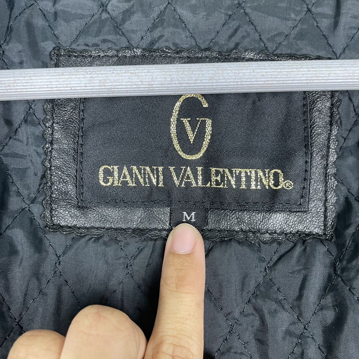 Gianni Valentino × Vintage 💥80s GIANNI VALENTINO GENUINE LEATHER JACKET Size US M / EU 48-50 / 2 - 15 Thumbnail