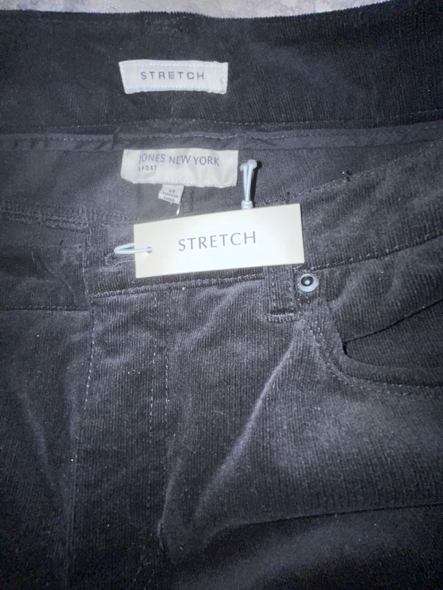 Jones New York Jones New York Sport Stretch black 14 leggings for women Size 36" / US 14 / IT 50 - 3 Thumbnail