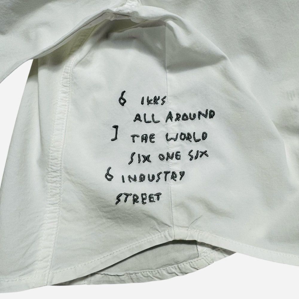 IKKS IKKS Baby Boy White Embroidered Cotton Shirt Made in France Size US XXS / EU 40 - 5 Thumbnail