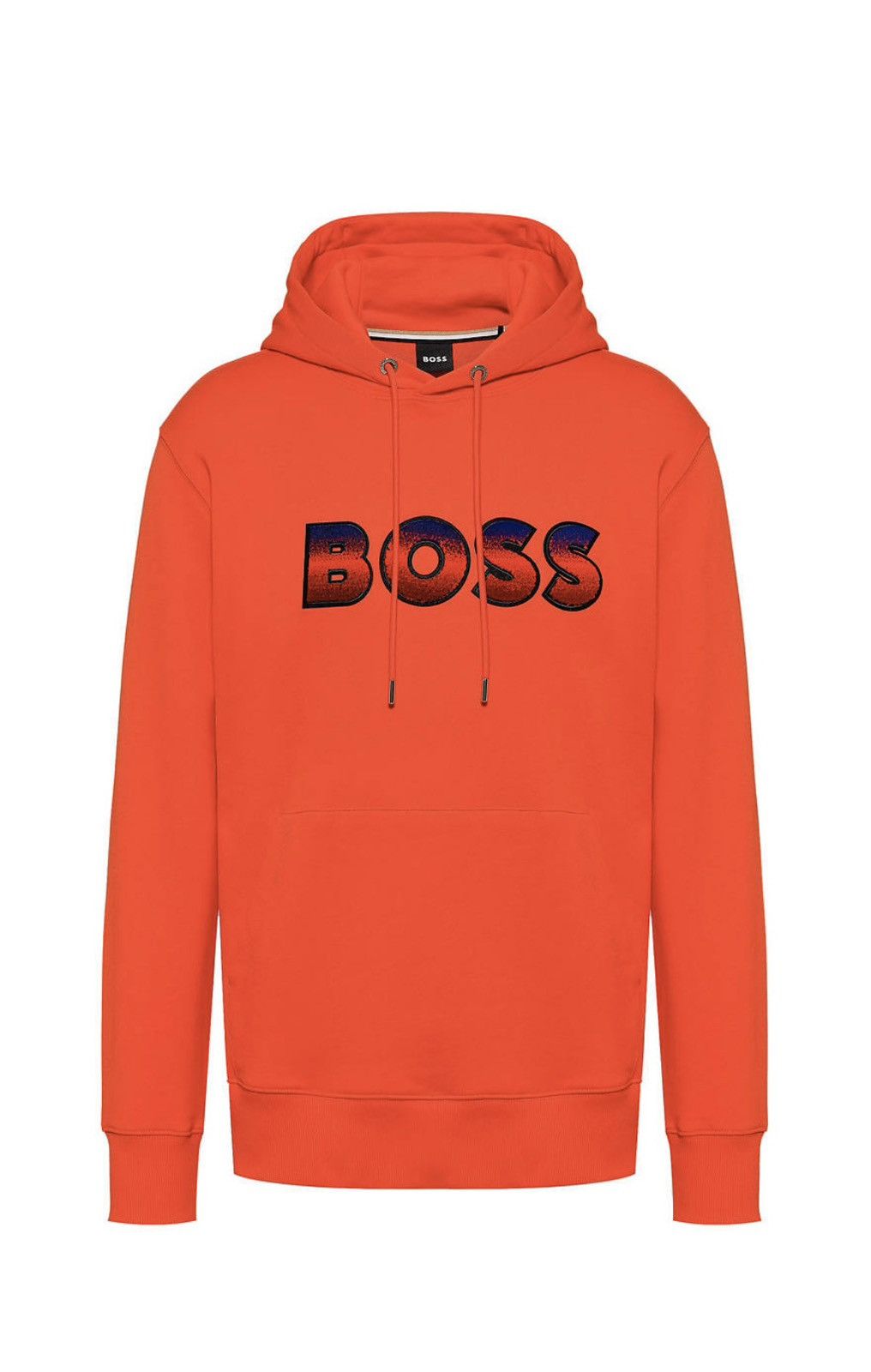 image of Hugo Boss Men’S Seegar Regular Fit Sweatshirt in Orange, Men's (Size XL)
