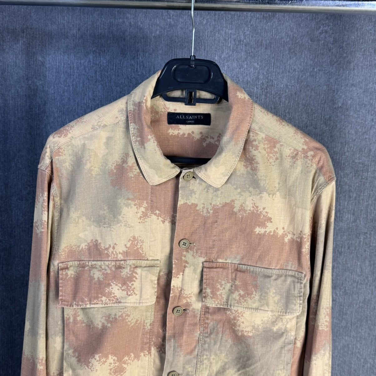 Allsaints Allsaints LINEN SHIRT MULTI PRINT SHIRT BUTTON UP Size US L / EU 52-54 / 3 - 2 Thumbnail