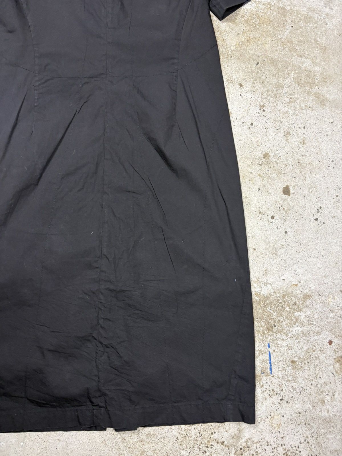 Jil Sander Jil Sander Black Shirtdress Midi Button Up Size XS / US 0-2 / IT 36-38 - 13 Thumbnail