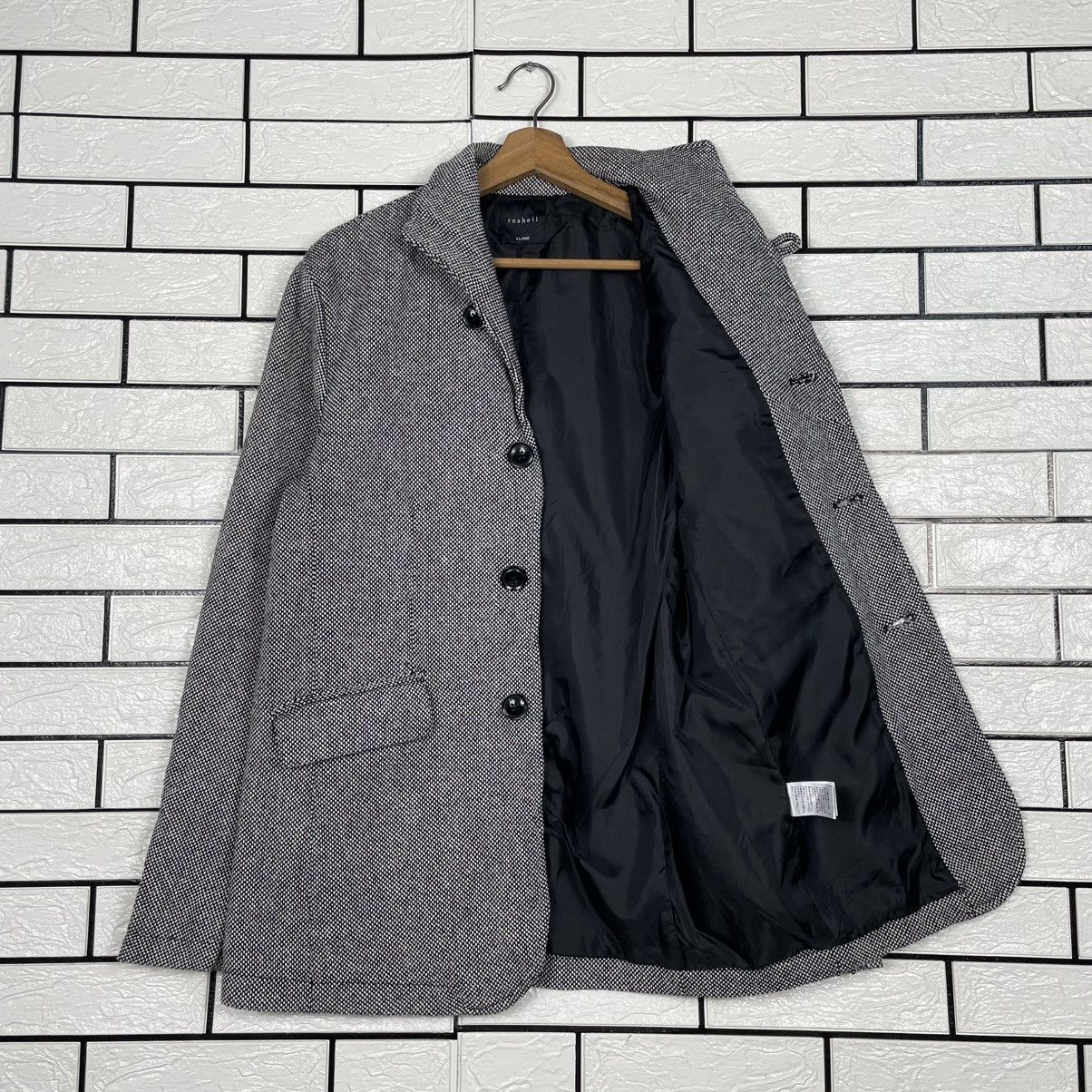 Japanese Brand Japanese Brand Roshell Houndstooth Jacket Size US M / EU 48-50 / 2 - 9 Thumbnail