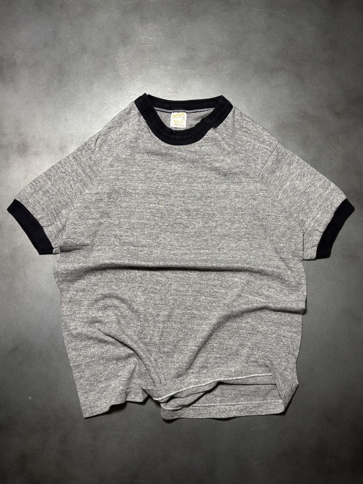 Vintage 1980s Ringer Tee True Vintage Sportswear Blank Made in USA Size US S / EU 44-46 / 1 - 6 Thumbnail