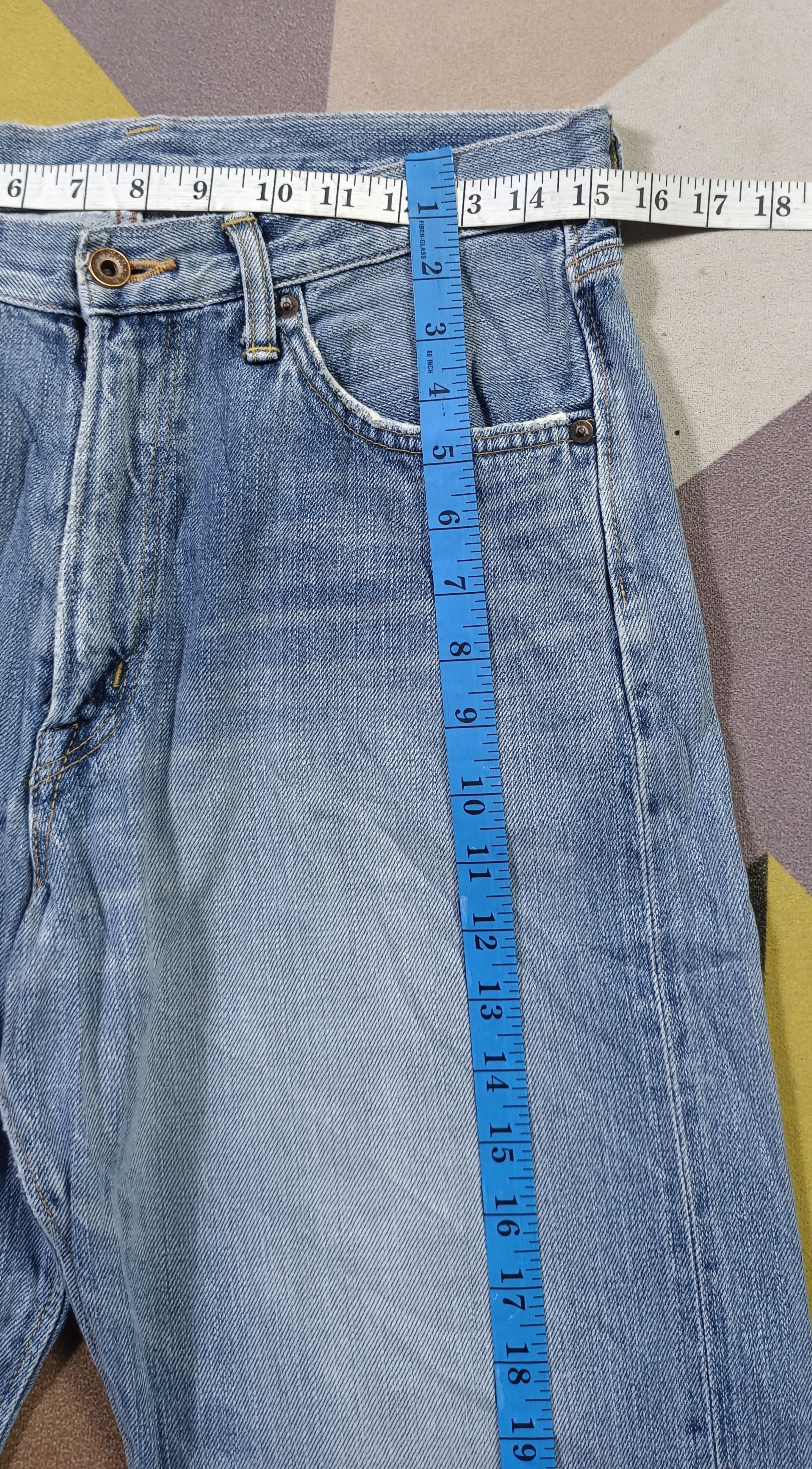 Edwin Edwin Selvedge 505z Orange tag Distressed Denim (30) Size US 30 / EU 46 - 21 Thumbnail