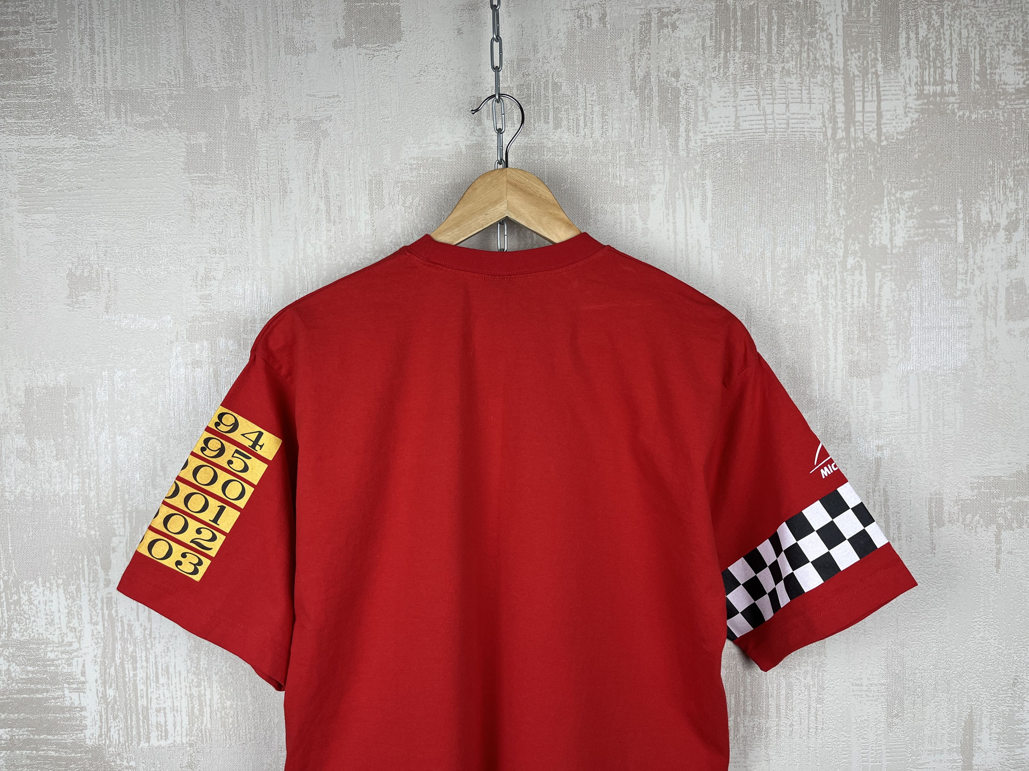Formula 1 Michael Schumacher Six Times F1 World Champion 1994-2003 Tee Size US L / EU 52-54 / 3 - 16 Thumbnail