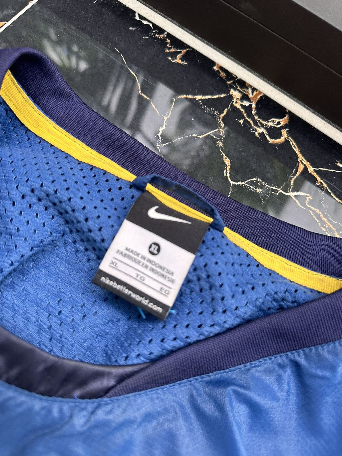 Nike × Vintage NIKE VINTAGE BIG SWOOSH NYLON LIGHT JACKET Size US L / EU 52-54 / 3 - 6 Thumbnail
