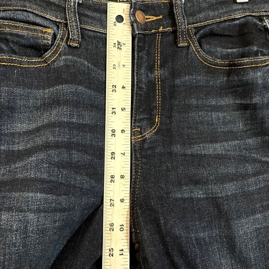Vintage Judy Blue Los Angeles Skinny Jeans Dark Wash Denim High Rise Women's Size 2/Regular Blue Skinny Women LA 3/26 Size 26" / US 2 / IT 38 - 5 Thumbnail