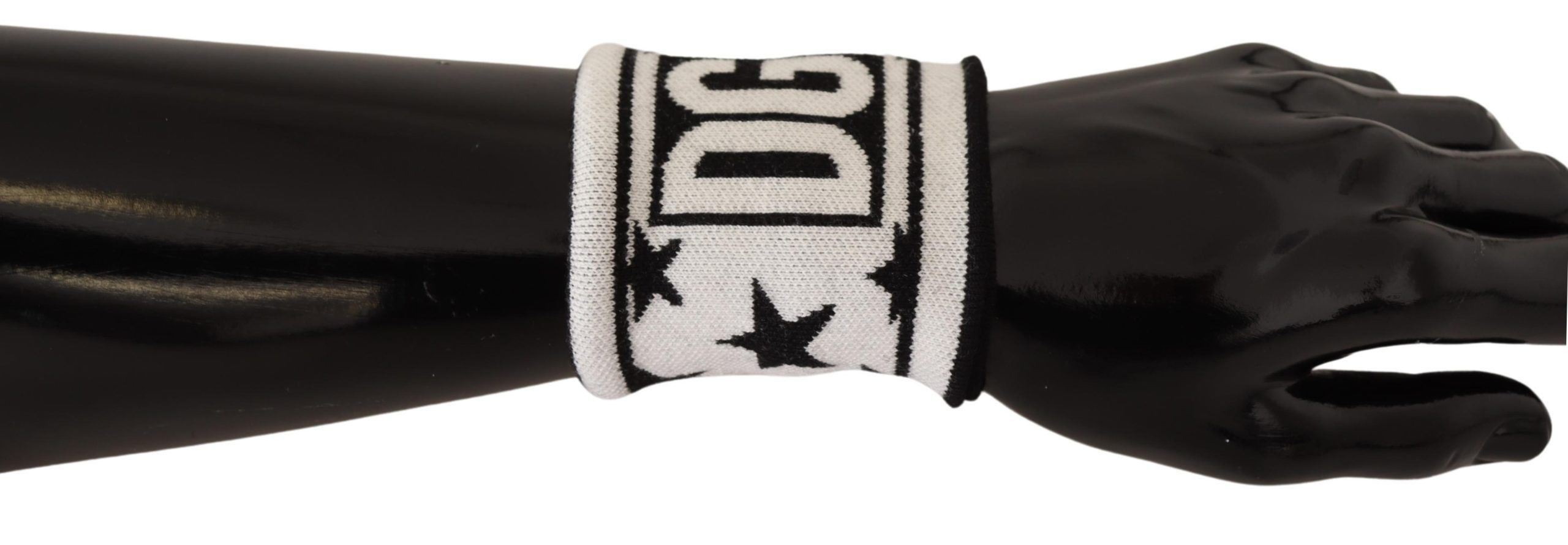 Dolce & Gabbana Elegant Monochrome Wool Wristband Men's Set Size ONE SIZE - 1 Thumbnail