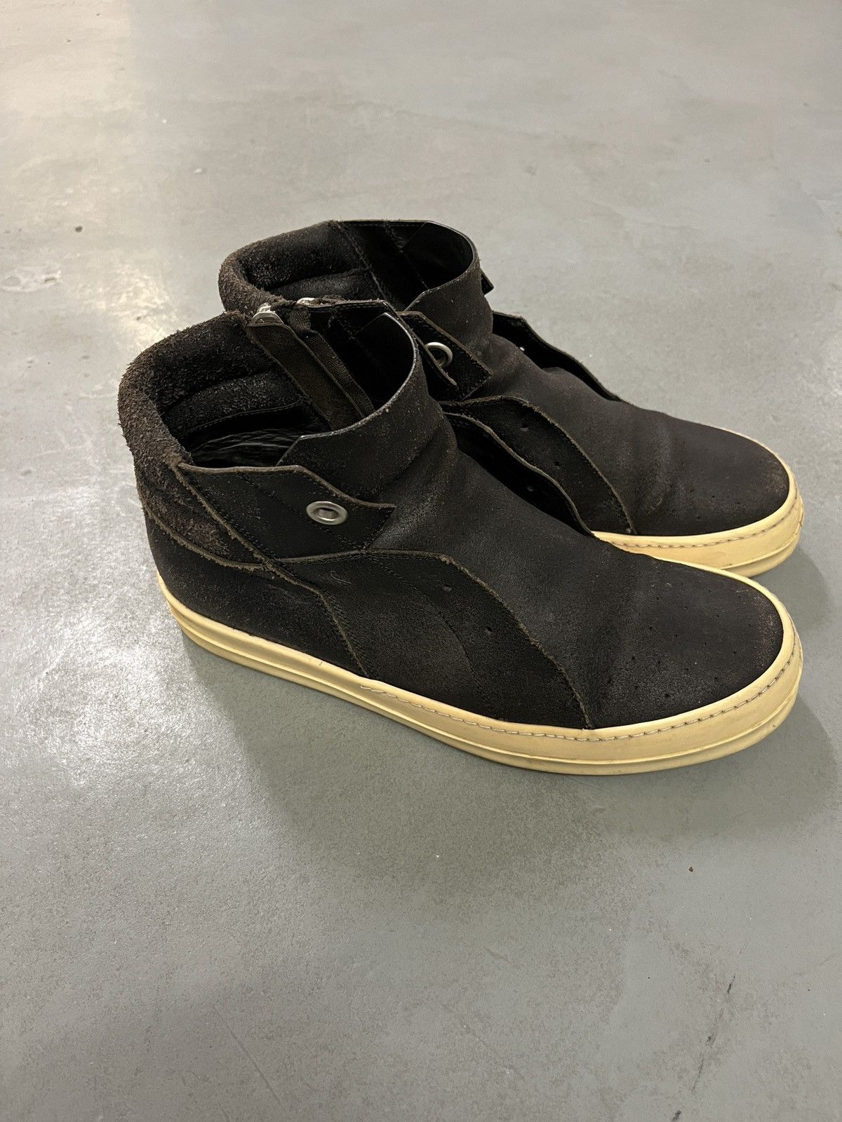 Rick Owens Rick Owens Vintage Leather Island Dunks Size US 8 / EU 41 - 3 Thumbnail