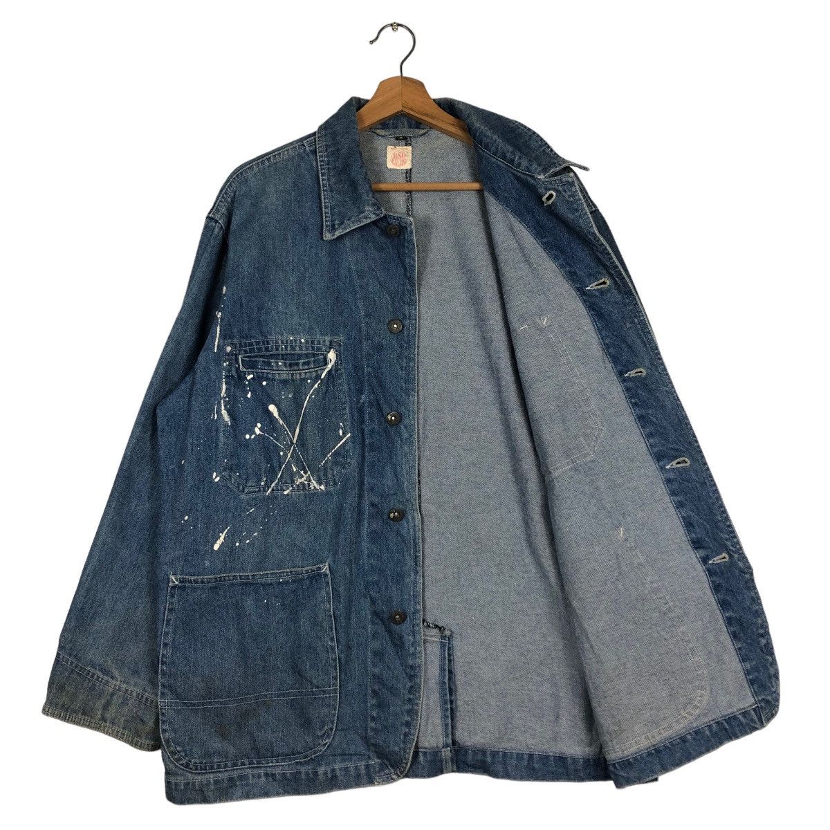 Hysteric Glamour Vintage Chore Jacket Painted Design Double Pocket Bsd ExcHG Size US M / EU 48-50 / 2 - 11 Thumbnail