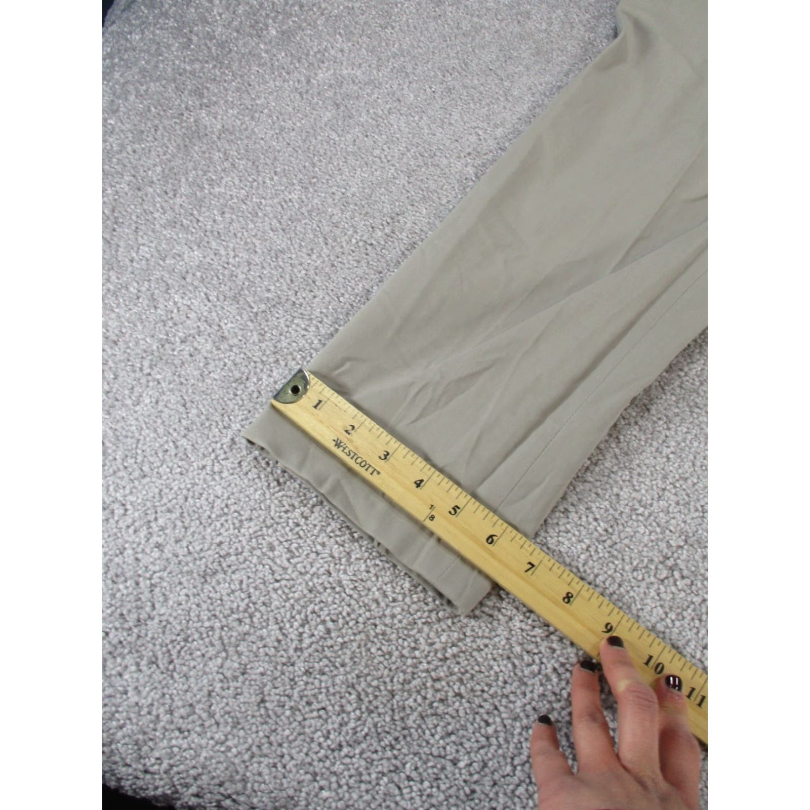Vintage VINTAGE Lafayette 148 Dress Pants Womens 12 Tapered Flat Front Brown Cotton Blend 90s Business Women's Size 34" / US 12 / IT 48 - 6 Thumbnail