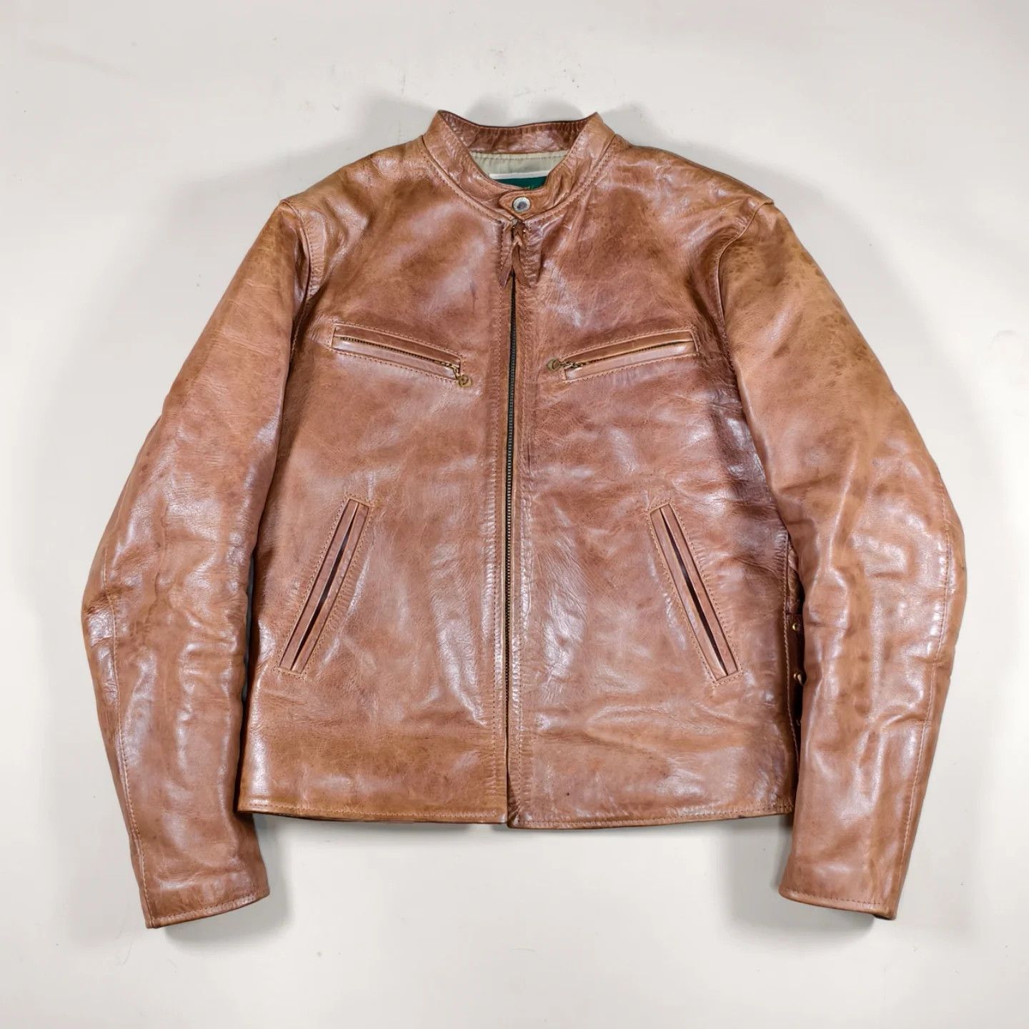 The Flat Head The Flat Head Co. SRJ-02 Shinki Horsehide Leather Jacket Size US S / EU 44-46 / 1 - 1 Thumbnail