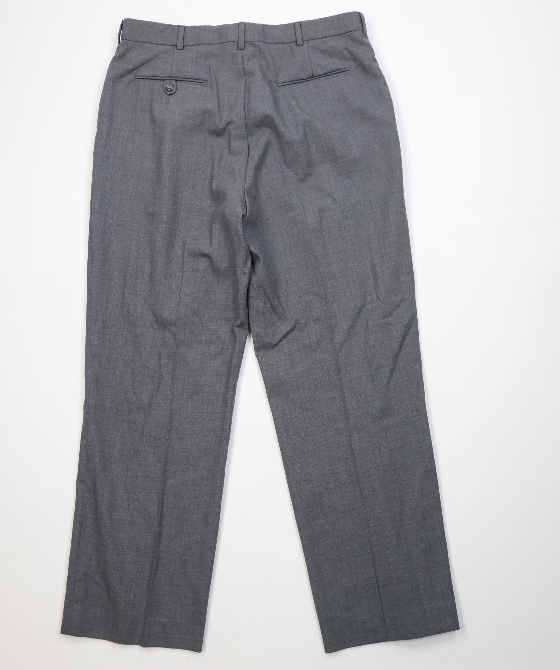 Lands' End Vintage 90s Lands End Wide Leg Chino Pants Heather Gray USA Size US 36 / EU 52 - 9 Thumbnail