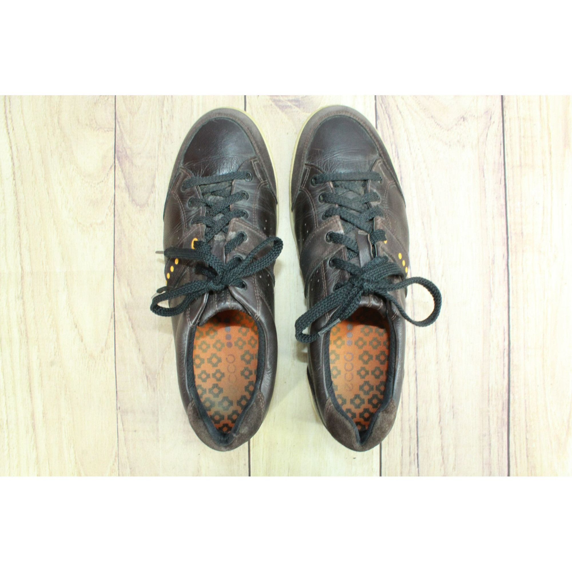 Ecco × Leather Ecco Biom Hydromax Men's Lace Up Golf Sneaker Shoes Size US 11 / EU 44 - 7 Thumbnail