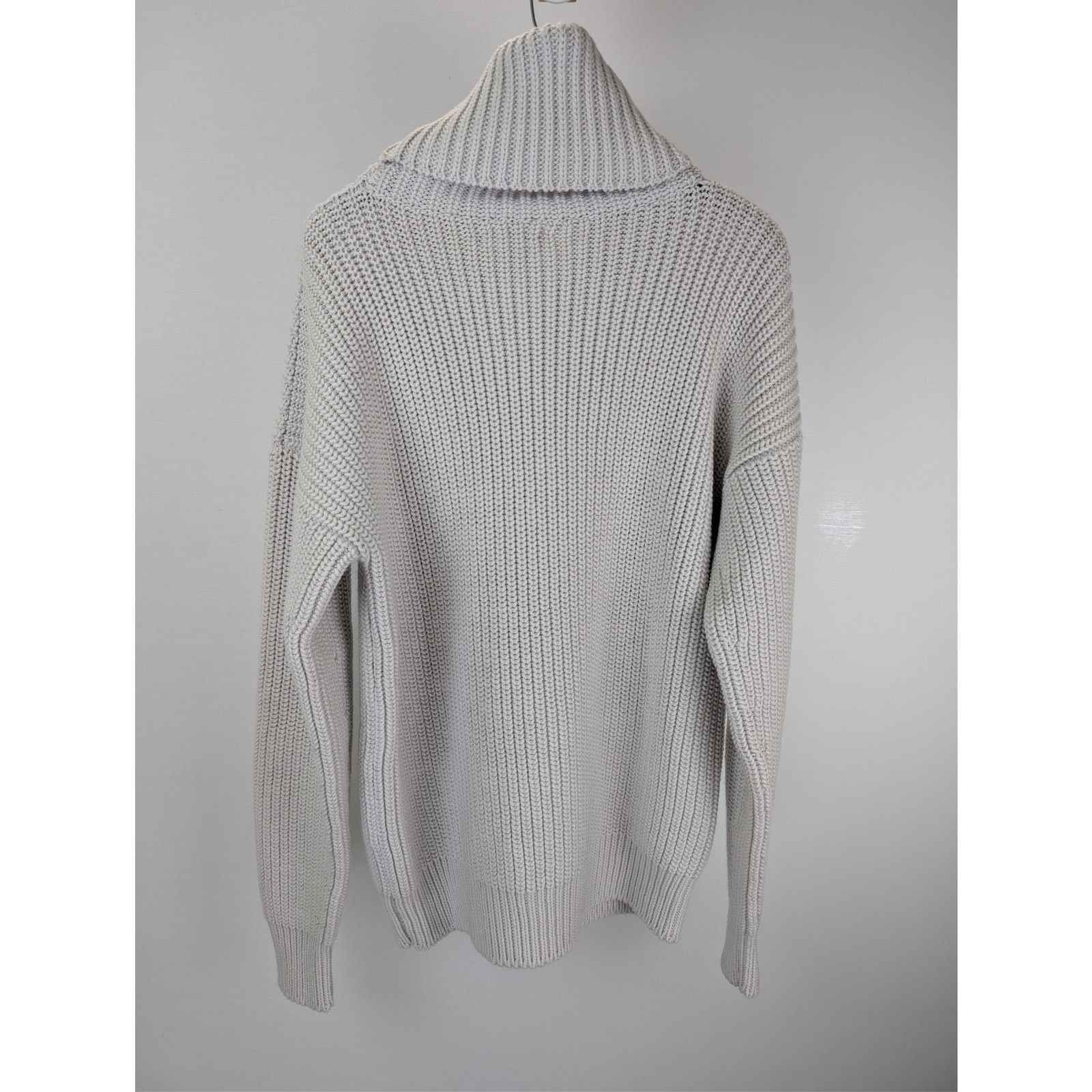 Tom Ford o1rshd1 Men's Ribbed Knit Sweater Sweatshirt in Grey Size US M / EU 48-50 / 2 - 10 Thumbnail