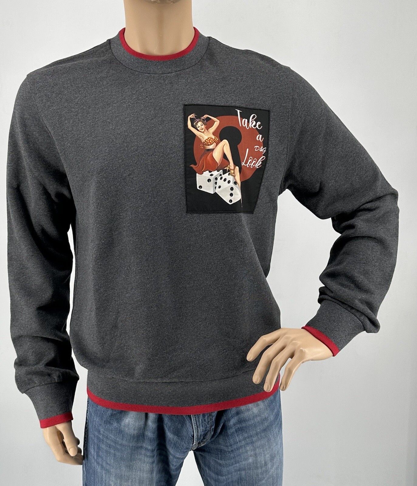 Dolce & Gabbana Size-XXL-54 Dolce&Gabbana Sweatshirt Men's Size US XL / EU 56 / 4 - 1 Thumbnail