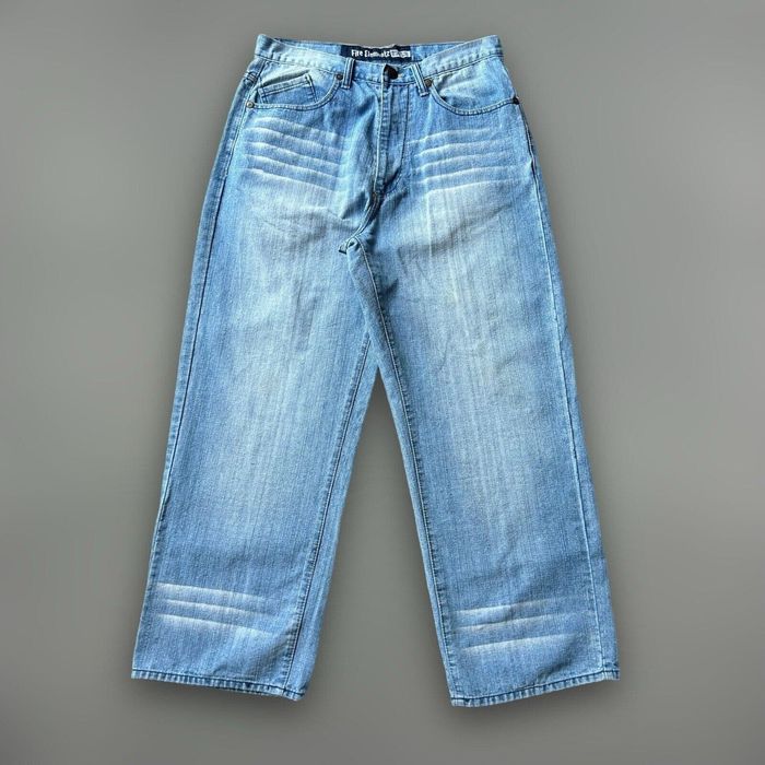 Vintage Five Elements Jeans 33x28 Baggy Hip Hop Blue Light Wash | Grailed