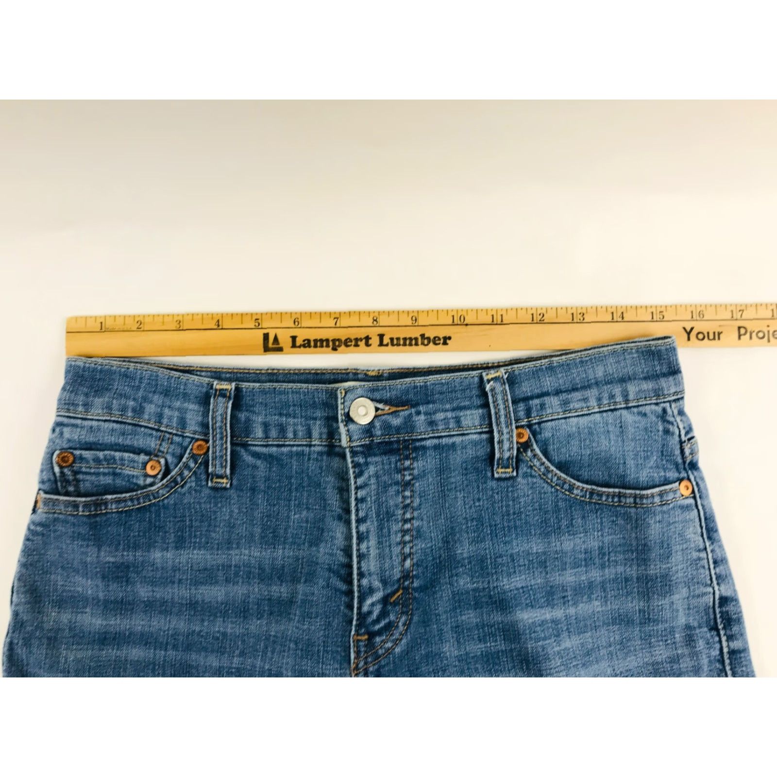 Levi's Levi's Jeans Women's 10 Medium Blue Denim Bootcut Slimming 521 Regular Inseam 31" Pants Size 32" / US 10 / IT 46 - 3 Thumbnail