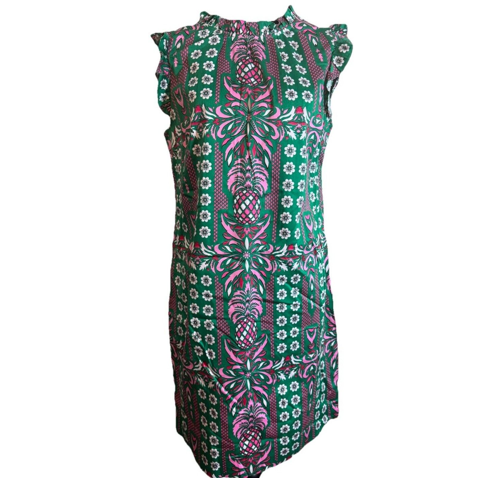 Other Charter Club Bright Pineapple Tropical Shift Dress Petite M Size M / US 6-8 / IT 42-44 - 4 Thumbnail