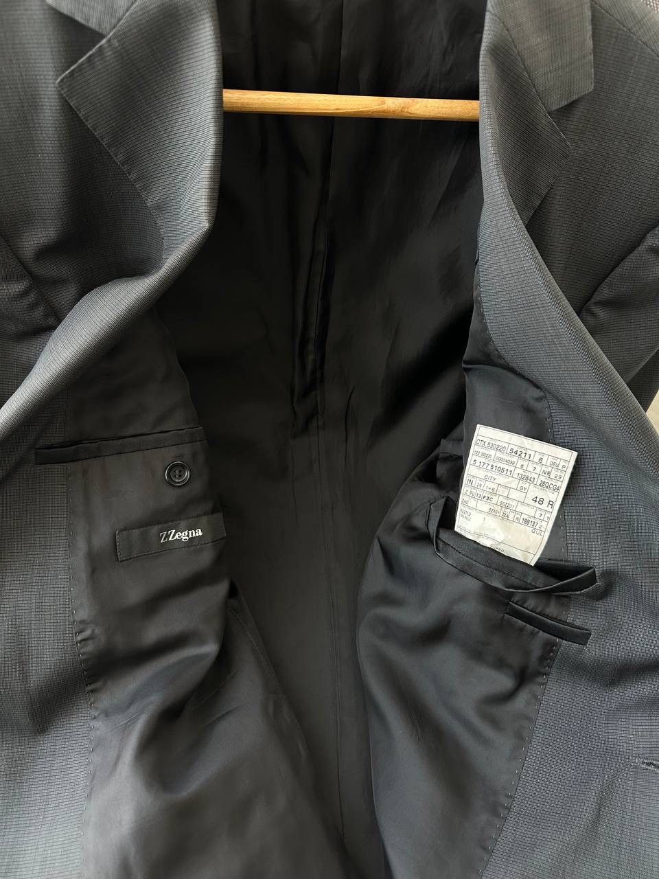 Vintage × Z Zegna Vintage Z Zegna Gray 2 Bottons Blazer Jacket Size 48R - 11 Thumbnail