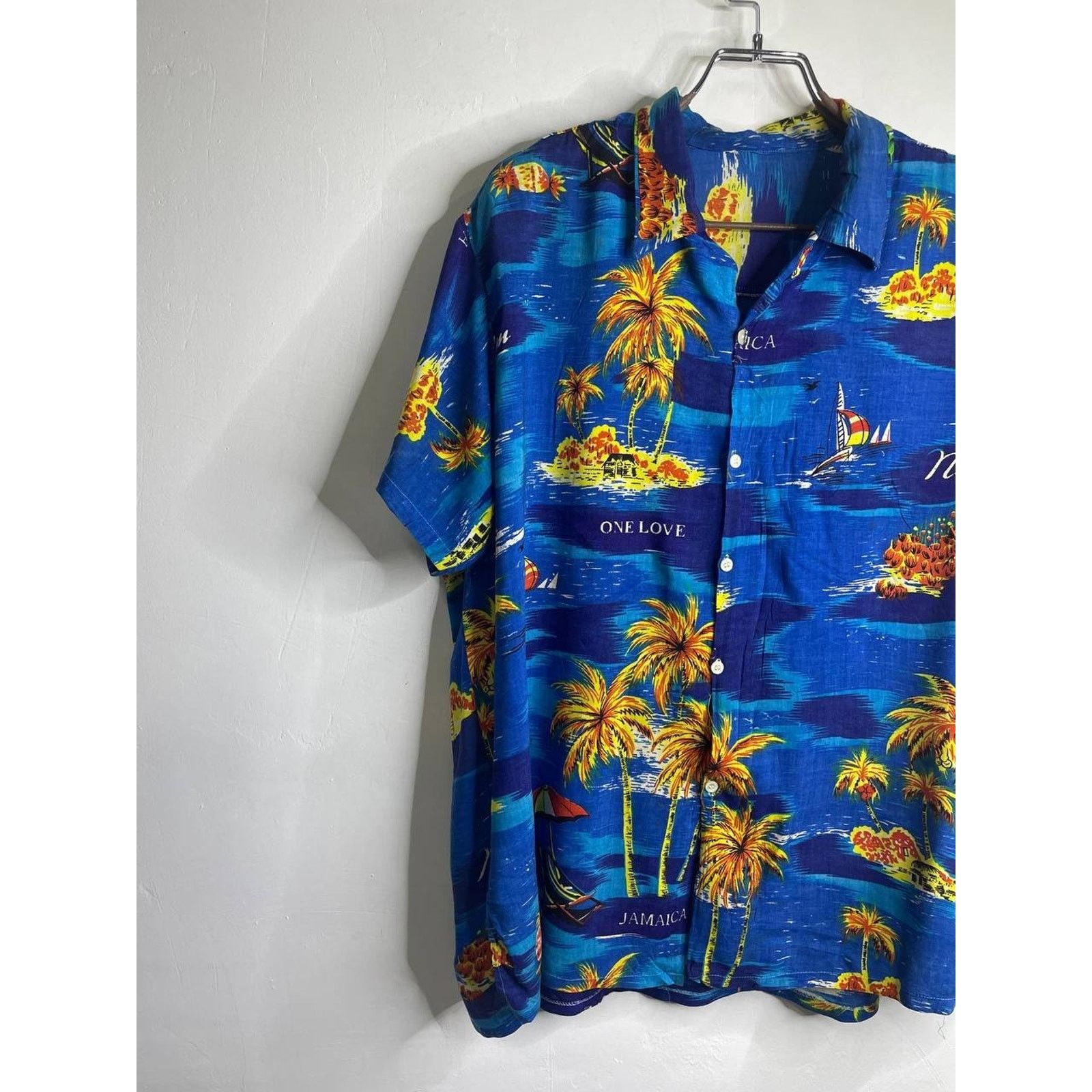 Vintage Vintage Jamaica Hawaiian Shirt Palm Tree XL Island Style Size US XL / EU 56 / 4 - 7 Thumbnail