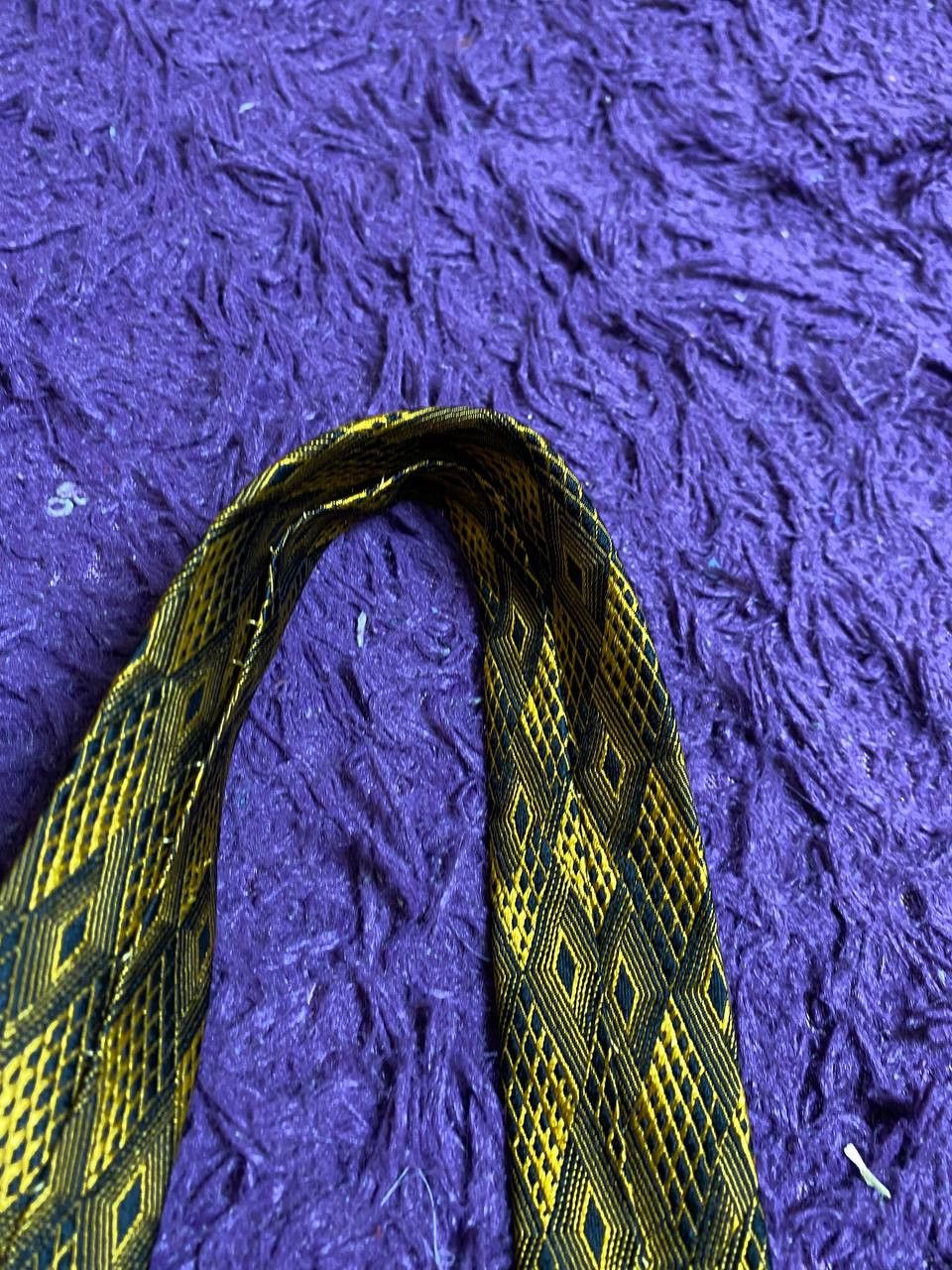 Prada Vintage Prada Cravatte Geometric Pattern Silk Size ONE SIZE - 9 Thumbnail