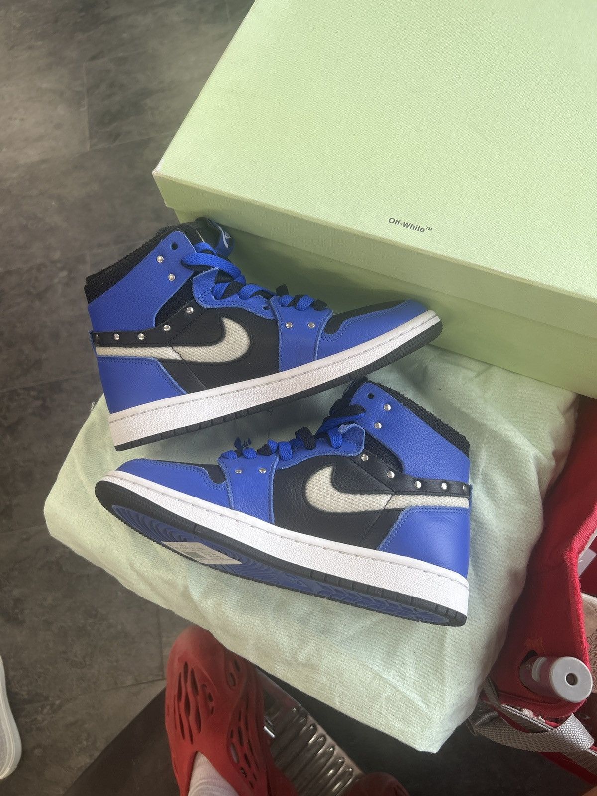 Nike Jordan 1 zoom blue Size US 6.5 / IT 36.5 - 2 Thumbnail