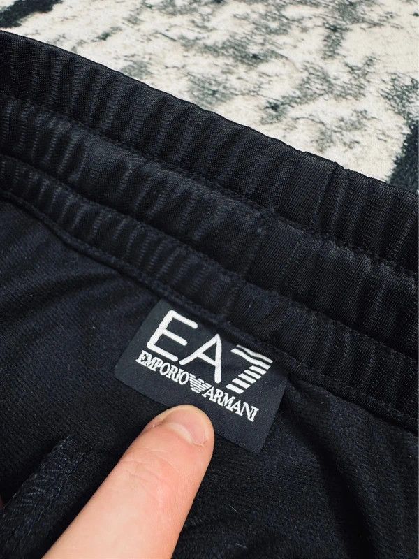 Emporio Armani Emporio Armani black EA7 S tracksuit pants Size US 34 / EU 50 - 5 Thumbnail