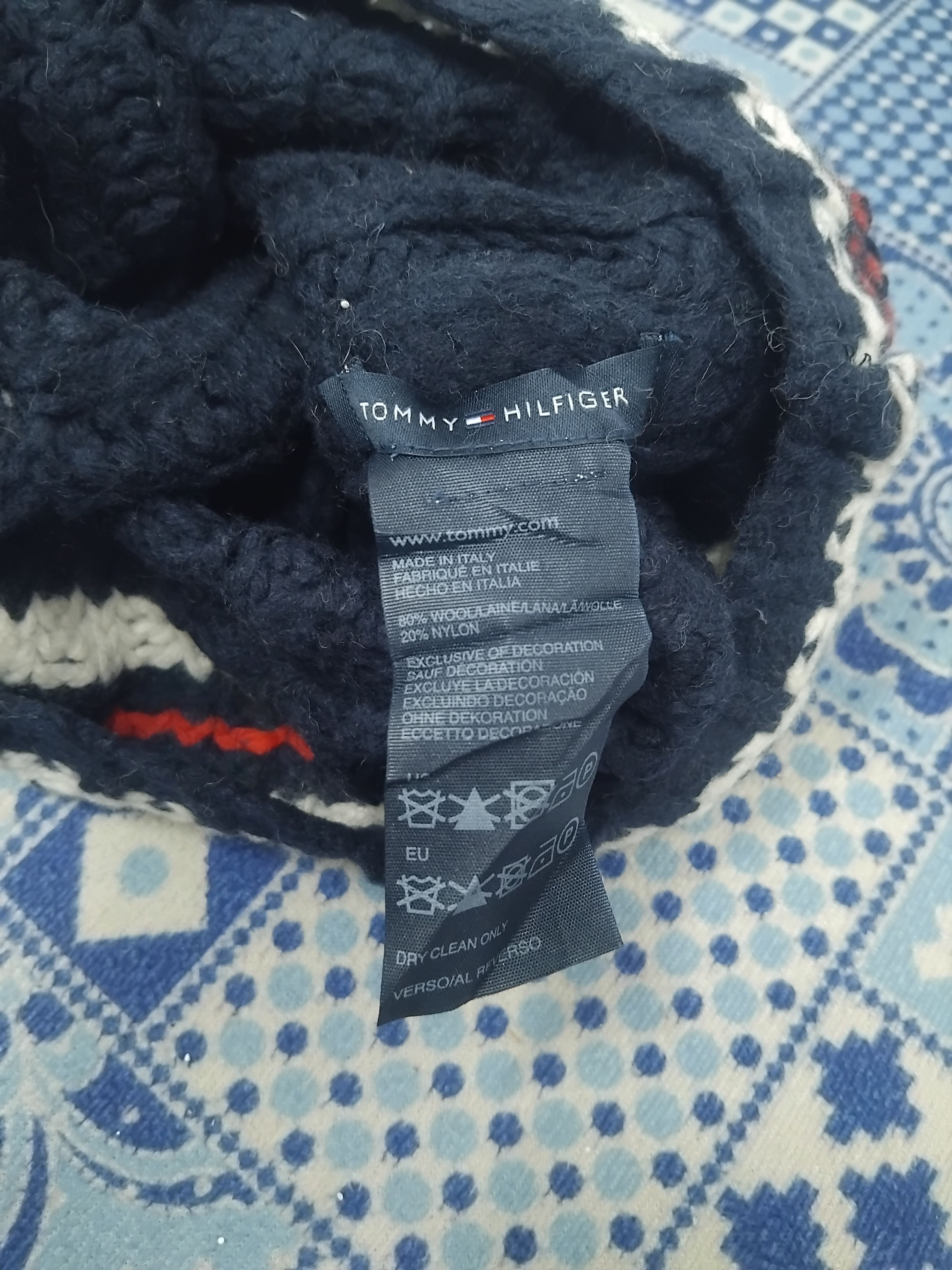 Tommy Hilfiger 💥Tommy hilfiger blue red beanie Size ONE SIZE - 3 Thumbnail