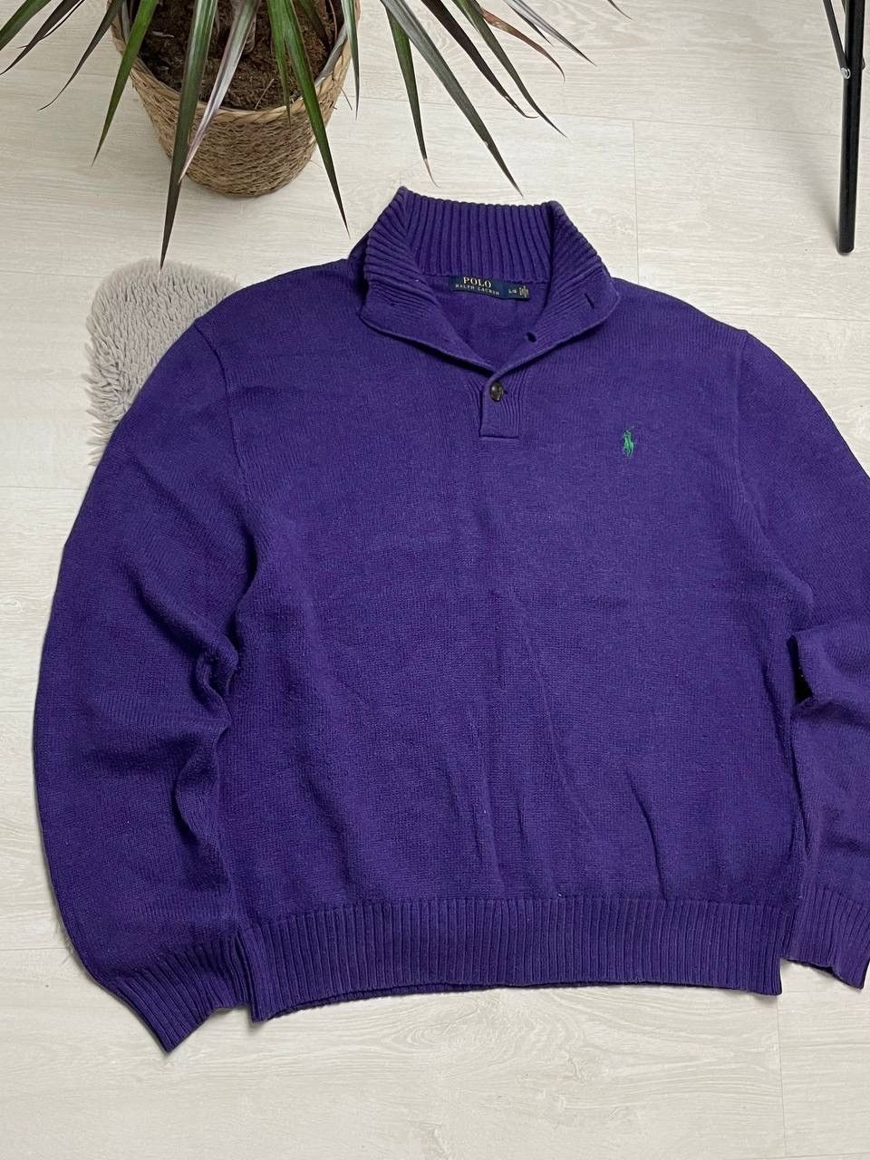 Polo Ralph Lauren × Vintage Polo Ralph Lauren Sweater Knit Small Logo Pony Y2k Size US L / EU 52-54 / 3 - 3 Thumbnail