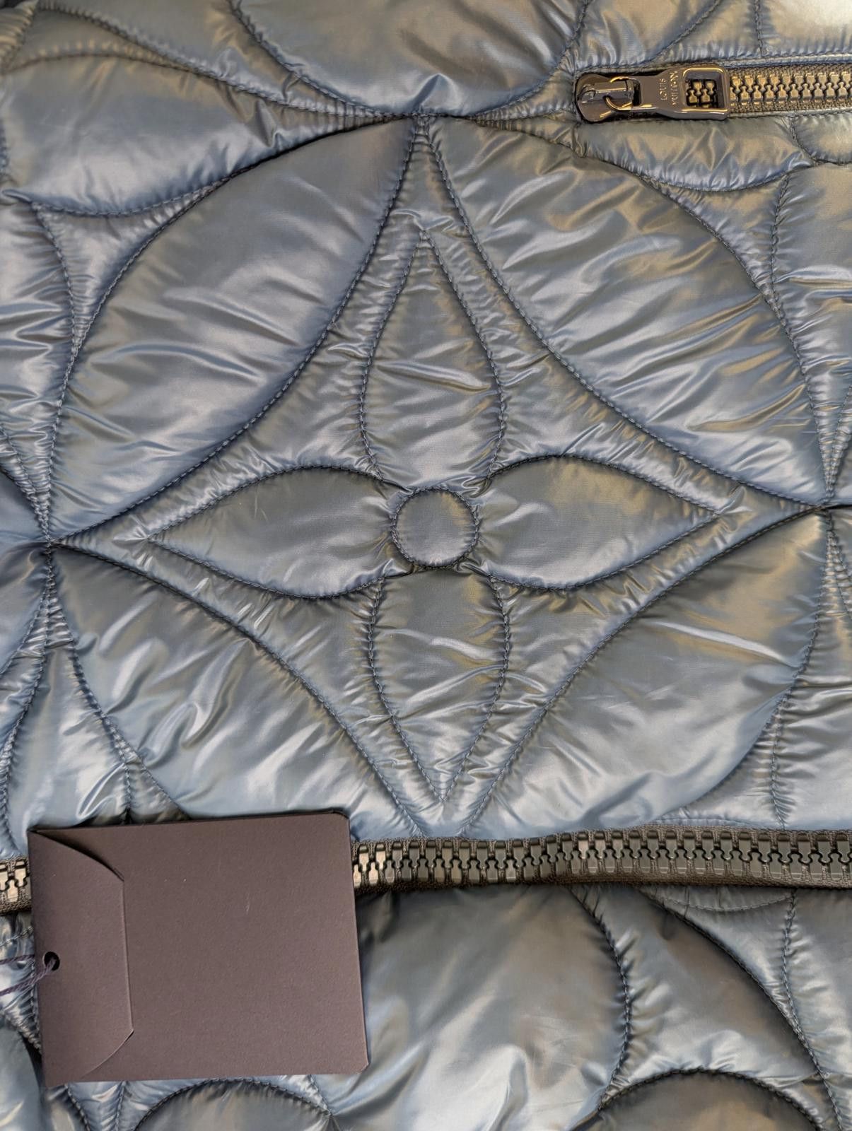 Louis Vuitton Louis Vuitton LVSE Flower Quilted Hoodie Jacket in Blue Size US L / EU 52-54 / 3 - 5 Thumbnail