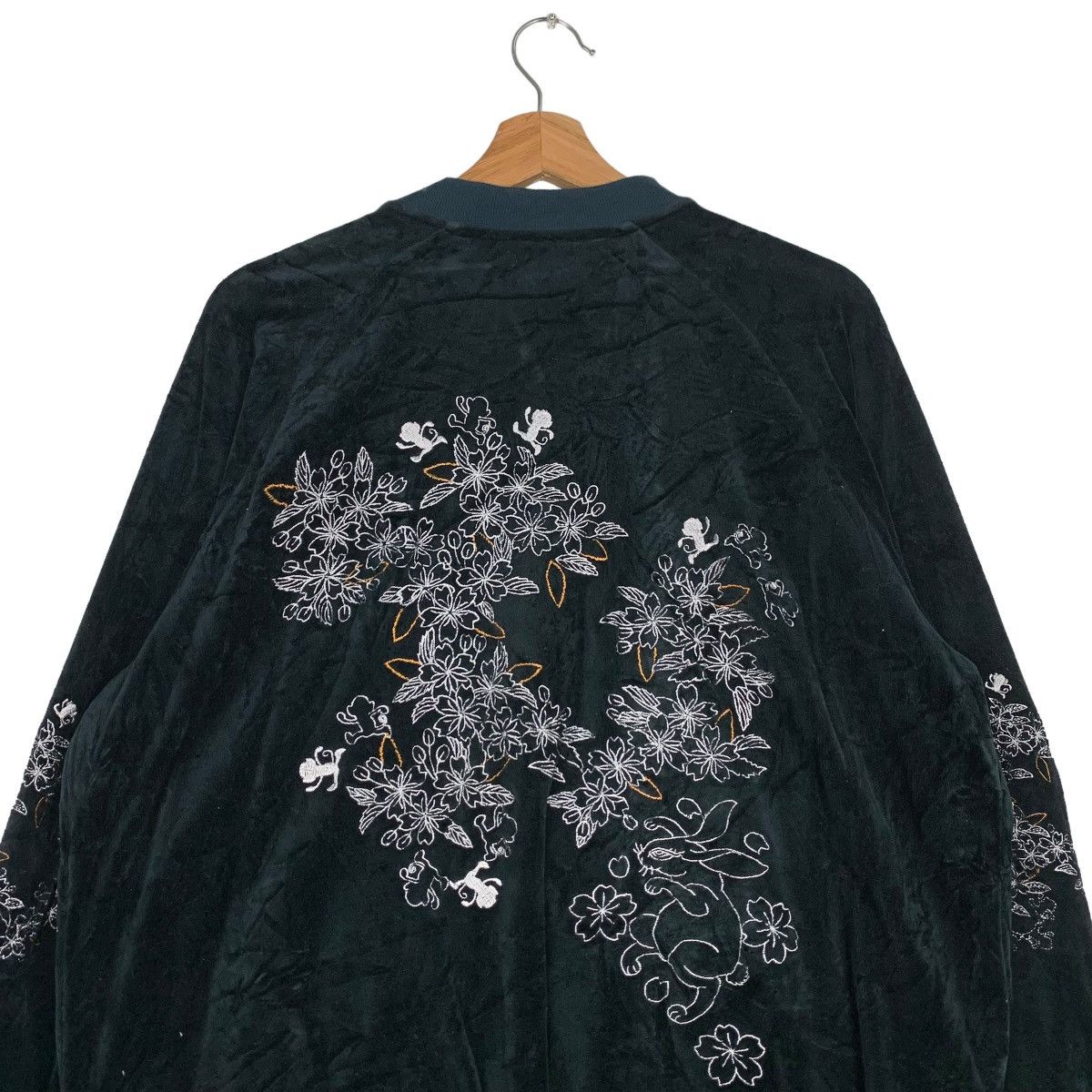 Japanese Brand GO COOL Power's Rock Embroidery Sukajan Jacket #0524-C24 Size US L / EU 52-54 / 3 - 8 Thumbnail