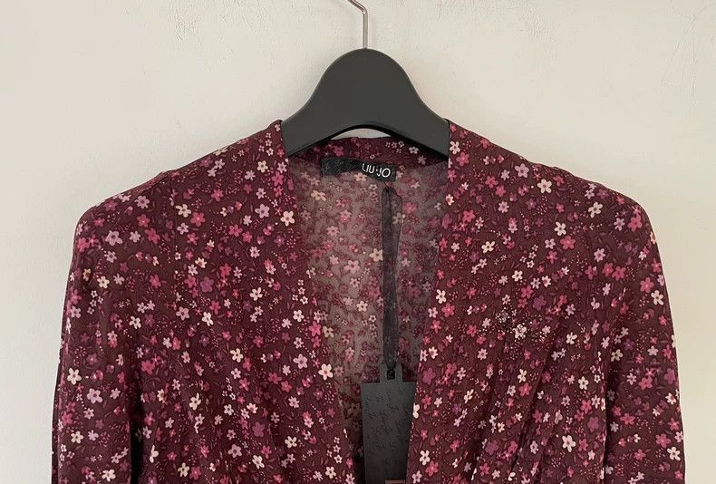 Celine Floral Sequined Dress with High Waist Design Size US 44 / EU 60 - 3 Thumbnail