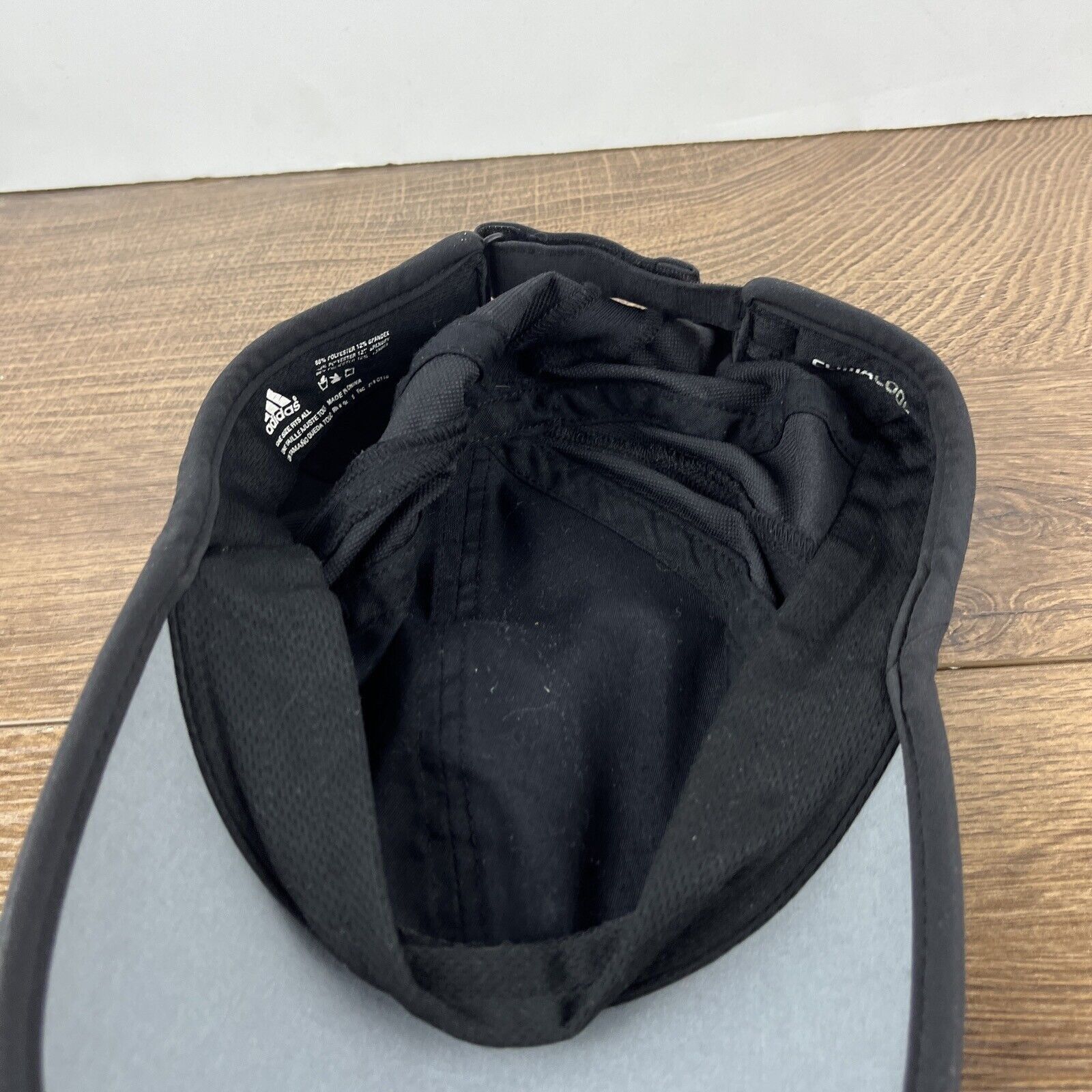 Adidas Adidas Athletic Hat Running Adidas Black Hat Adjustable Adul Size ONE SIZE - 14 Thumbnail